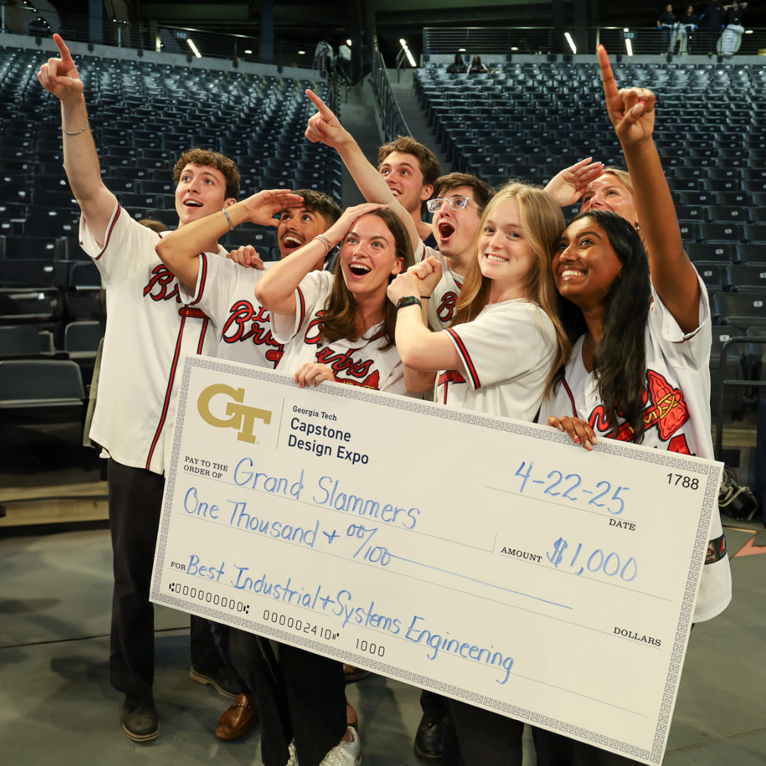 Grand Slammers, ISyE Senior Design, Capstone Design Expo Winning Team