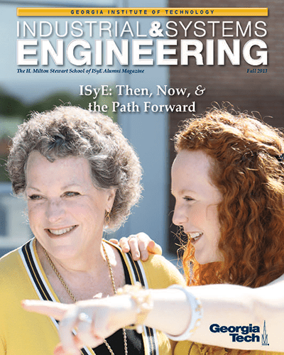 2013 ISyE magazine cover with two ladies