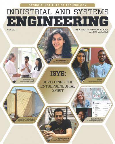 2021 ISyE magazine Cover - Devloping the Entrepreneurial Spirit