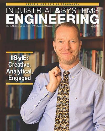 2015 ISyE magazine cover with Edwin Romeijn