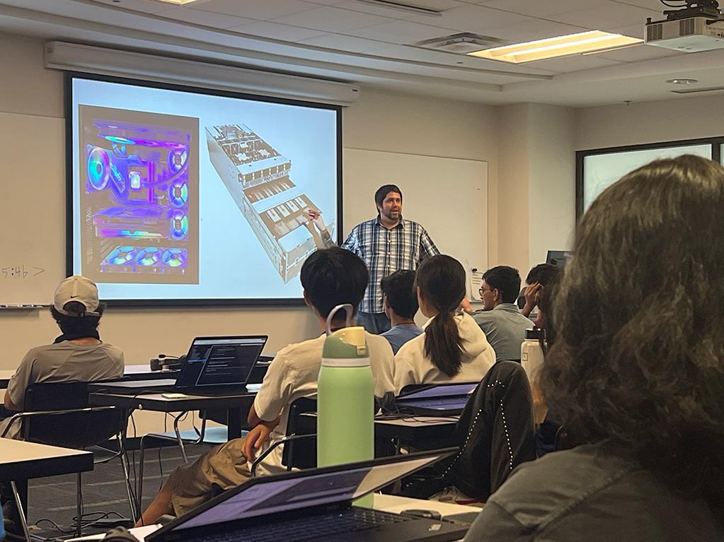 Teaching students at Seth Bonder Camp 2026