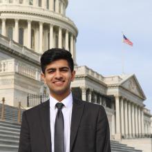 Muiz Wani at the U.S. Capitol