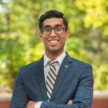 SGA President and ISyE senior Sujay Peramanu