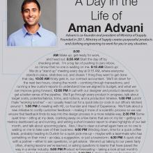 A Day in the Life of Aman Advani