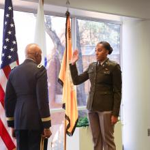 Jessica Rawls, Promoted to First Lieutenant